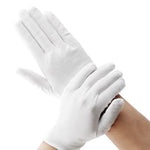 White Gloves Etiquette Gloves Stationery Gloves 12 Pairs Of Thin Cotton Driving Gloves Driver Antiskid Reception Review Performance Student Flag Raising Plate Bead Work Labor Protection White Gloves [12 Pairs] Etiquette Gloves Stationery Gloves Driver