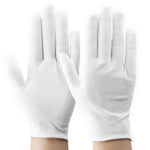 White Gloves Etiquette Gloves Stationery Gloves 12 Pairs Of Thin Cotton Driving Gloves Driver Antiskid Reception Review Performance Student Flag Raising Plate Bead Work Labor Protection White Gloves [12 Pairs] Etiquette Gloves Stationery Gloves Driver