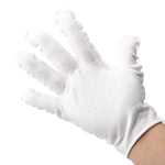 White Gloves Etiquette Gloves Stationery Gloves 12 Pairs Of Thin Cotton Driving Gloves Driver Antiskid Reception Review Performance Student Flag Raising Plate Bead Work Labor Protection White Gloves [12 Pairs] Etiquette Gloves Stationery Gloves Driver