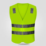 Reflective Vest Construction Fluorescent Vest Multi Pocket Traffic And Road Safety Protective Clothing Annual Review Of Two Horizontal Four Point Velcro