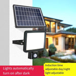 LED Human Body Solar Induction Lamp Outdoor Lamp Courtyard Lamp Projection Lamp Floodlight Wall Lamp Enclosure Lamp Waterproof Sunscreen