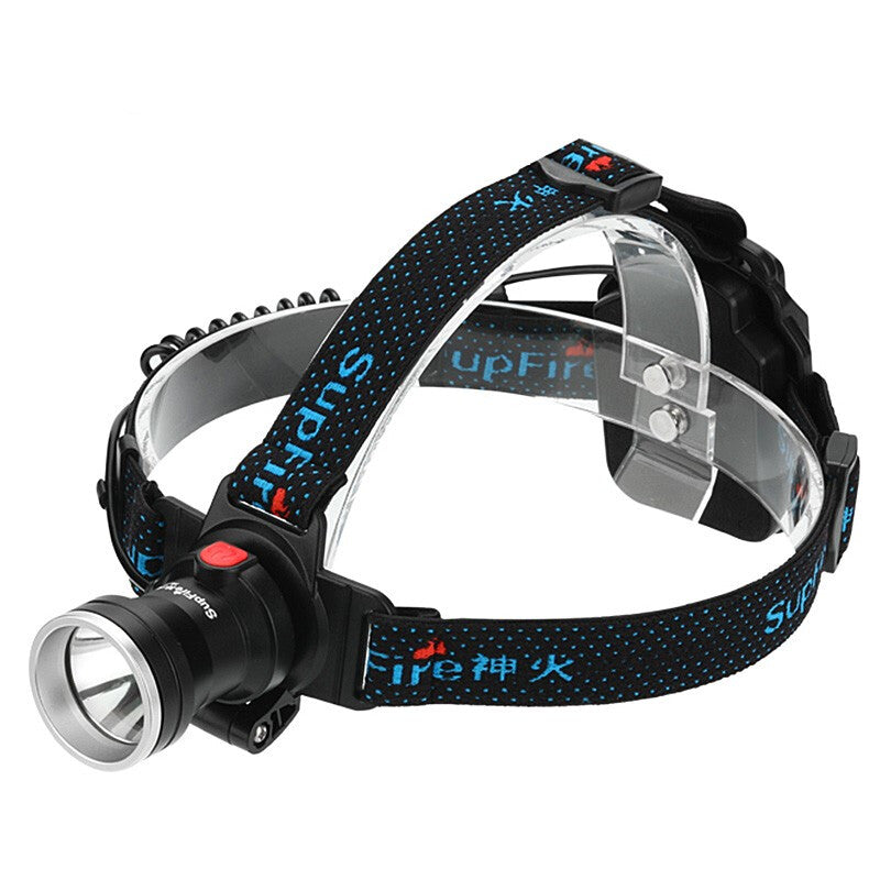 7W Strong Light LED Headlamp USB Rechargeable Fishing Outdoor Miner's Lamp With Flashlight