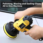 ECVV Car Polisher Machine 700W Auto Polishing Machine Adjustable Speed 600-3700RPM, Detachable Handle Perfect for Boat,Car Polishing and Waxing