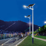 Solar Street Lamp LED Outdoor Waterproof Solar Lamp New Rural Construction Projection Lamp Courtyard Lamp Waterproof Spotlight Garden Lamp