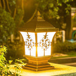 Wall Column Head Lamp Solar Outdoor Courtyard Lamp Waterproof Outdoor Door Column Lamp Garden Villa Door Household Super Bright Lamp