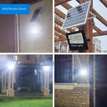 Dual Color Solar Lamp Projection Lamp Household Waterproof Outdoor Street Lamp Villa Courtyard Sub Lamp LED Energy-saving Light Remote Control