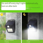 Solar Lamp Outdoor Human Body Induction Wall Lamp Household Super Bright Courtyard Lamp New Rural Outdoor Lighting Street Lamp Waterproof Garden Lamp