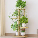 Flower Rack Living Room Flowerpot Rack Multi-layer Iron Balcony Outdoor Decoration Flower Rack Iron Living Room Nordic Hanging Rack Green Luo Rack Layer Rack Climbing Rattan Rack White H915