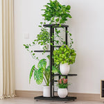 Flower Rack Living Room Flowerpot Rack Multi-layer Iron Balcony Outdoor Decoration Flower Rack Iron Living Room Nordic Hanging Rack Green Luo Rack Layer Rack Climbing Rattan Rack White H915