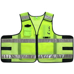 Hot Melt Reflective Vest Reflective Vest Traffic Road Administration Duty Construction Reflective Safety Clothes Riding Vest Printed Fluorescent Yellow L. Fluorescent Color M 160 Red One Size Fits All