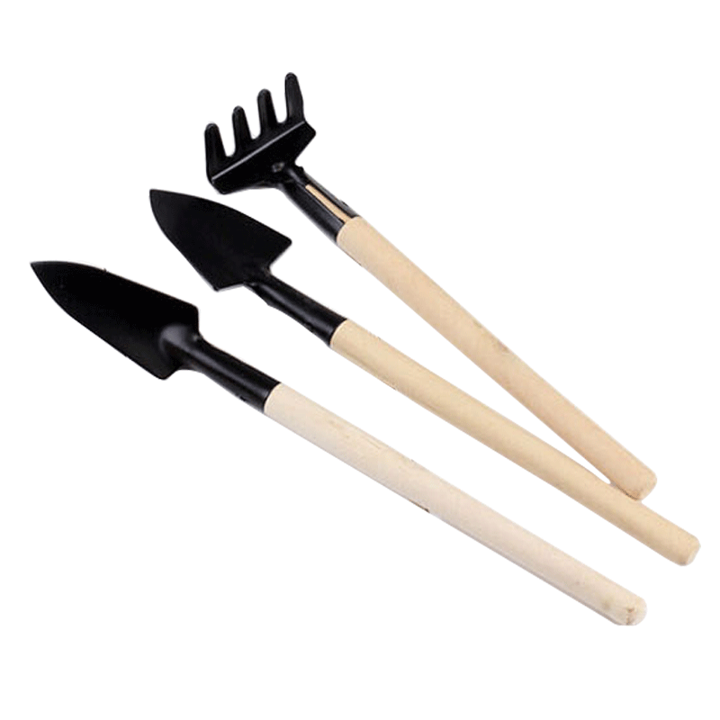 Household Fleshy Plant Gardening Three Piece Set Gardening Soil Loosening Tool Set Potted Flower Spade Flower Spade Rake Gardening Three Piece Set