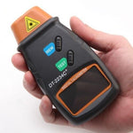 Orange Digital Laser Tachometer Hand Held Digital Tachometer Non Contact Laser Sensor