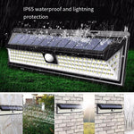 Solar Lamp Outdoor Wall Lamp Super Bright Waterproof Human Body Induction Wall Lamp LED Solar Garden Lamp Projection Lamp Household Garden Lamp