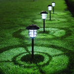 Solar Lamp Lawn Lamp Outdoor Garden Courtyard Lamp European Villa LED Landscape Floor Lamp White Light Version