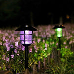 Solar Lamp Lawn Lamp Outdoor Garden Courtyard Lamp European Villa LED Landscape Floor Lamp White Light Version