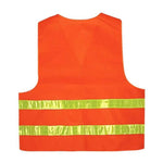 20 Pieces Reflective Vest Vest Lattice Environmental Sanitation Vest Construction Riding Warning Reflective Vest Environmental Sanitation Overalls Can Be Printed Fluorescent Orange Vest Orange