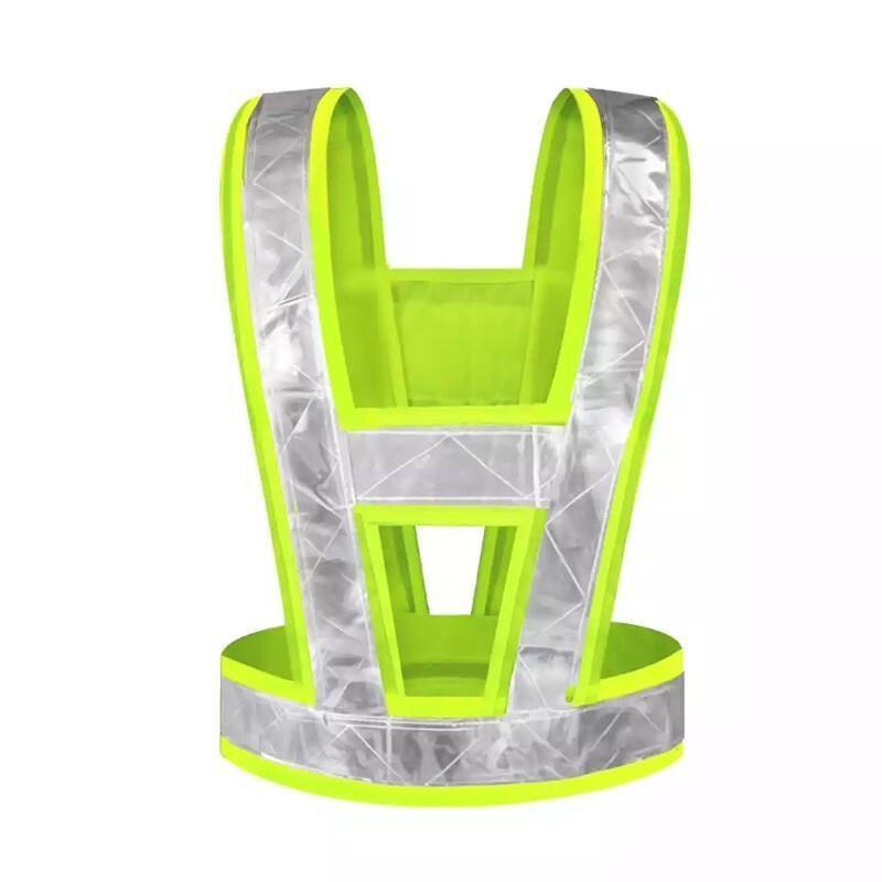 V-shaped Reflective Vest Traffic Warning Clothing Duty Environmental Protection Reflective Vest Polyester V-shaped Reflective Vest (v-shaped Reflective Vest Fluorescent Yellow) Fluorescent Yellow