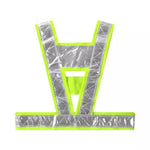 V-shaped Reflective Vest Traffic Warning Clothing Duty Environmental Protection Reflective Vest Polyester V-shaped Reflective Vest (v-shaped Reflective Vest Fluorescent Yellow) Fluorescent Yellow