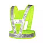 V-shaped Reflective Vest Traffic Warning Clothing Duty Environmental Protection Reflective Vest Polyester V-shaped Reflective Vest (v-shaped Reflective Vest Fluorescent Yellow) Fluorescent Yellow