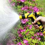 Spray Gun High Pressure Shower Car Wash Water Gun Watering Pipe Nozzle Vegetable High Pressure Spray Sprinkler Head Household Car Washing Machine Watering Tool 10 Meters 4 Points Set (Water Gun + Water Pipe + Joint)