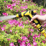 Spray Gun High Pressure Shower Car Wash Watering Pipe Watering Nozzle Vegetable Water Garden High Pressure Sprinkler Head Household Car Washing Machine Watering Tool 15 Meters 4 Points Set (WaterGun + Water Pipe + Joint)