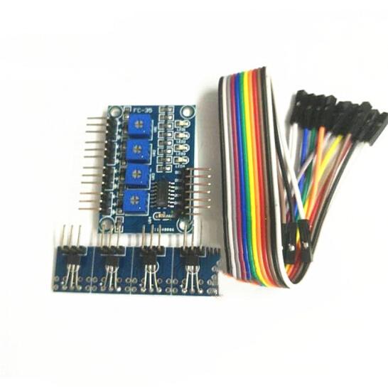 4-channel Hall Sensor Hall Switch Speed Measurement Speed Counting Module Sensor Module