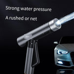 Double High Pressure Car Washing Water Gun Pressurization Nozzle Magic Telescopic Soft Water Pipe All Metal Household Car Washing Artifact Can Be Used For Garden Watering Multifunctional10m Magic Telescopic Water Pipe [30m After Water]