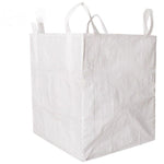 White 4 Crane Ton Bag 80MM * 80MM * 90MM Container Bag Woven Bag And Binding Cloth Flat Bottom Big Opening