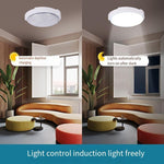 Solar Lamp Ceiling Lamp Indoor Household Double Lamp White Super Bright Lamp One Driven Two Led Corridor Lamp 12w