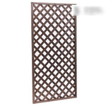 Flower Blue Hanger Grid Climbing Vine Rack Outdoor Plant Balcony Decoration Flowerpot Hanger Outdoor Anti-corrosion Wood Support Climbing Flower Rack Courtyard Wood Foot Carbonization Medium