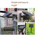 Colorful Solar Lamp String Flashing Lamp LED Color Lamp With Tree Hanging Indoor And Outdoor Courtyard Waterproof Balcony Atmosphere Lamp