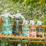 15 Pcs Household Watering Machine Watering Pot Special Small Pressure Spray Bottle Watering Pot 500ml Light Lan Sprinkling Pot Peppermint Green