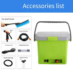 Car Washing Water Gun High-pressure Watering Pipe Brushing Artifact Household Floor Hose Pressurization Plus Pressure Nozzle Car Washing Water Spray Gun Head Garden Art Spray Gun Tool Set Car Washing Machine - Green