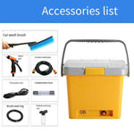 Car Washing Water Gun High-pressure Watering Pipe Brushing Artifact Household Floor Hose Pressurization Plus Pressure Nozzle Spray Gun Head Garden Art Spray Gun Tool Set Car Washing Machine - Yellow