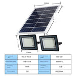 Solar Lamp Light Control 100W Outdoor Courtyard Lamp Stadium Indoor LED Lamp Household Remote Control Highlight Landscape Solar Street Lamp