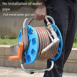 Household Car Washing Artifact High-pressure Water Pipe Hose Storage Set Connected With Tap Grab Nozzle Garden Yard Flowers Vegetables H5 10m Water Pipe Storage Set