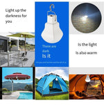 Split Solar Lamp Photovoltaic Solar Bulb Rechargeable Indoor LED Lamp Super Bright Courtyard Lamp Split Rural Household Emergency Lamp 7w