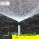 20PCS Agriculture Landscaping Spray Copper Atomizing Sprinkler Lawn Watering Cooling Irrigation Rocker Sprayer Rotation 360 Degree Automatic Watering Device