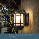 Outdoor Wall Lamp Waterproof Gate Garden Villa Terrace Doorpost Balcony Doorway Outdoor Courtyard Lamp Wall Lamp Round