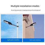 Solar Lamp Courtyard Lamp Street Lamp Household Outdoor LED Projection Lamp Super Bright Waterproof Induction Wall Lamp Street Intelligent Light