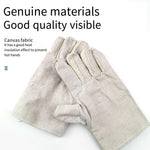 6 Pieces Canvas Wear Resistant Thickened Protective Welding Gloves Canvas Gloves Labor Protection Canvas Gloves Labor Protection Articles Canvas Gloves 10 Pairs