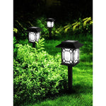 Solar Lamp Outdoor Courtyard Lamp Household LED Colorful Garden Lawn Lamp Landscape Decoration Lamp Floor Lamp Sun Lamp 2 Sets