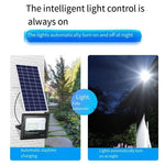 Solar Lamp Street Lamp Outdoor Waterproof Courtyard Lamp Remote Sensing One Driven Two Rural Exterior Wall Lamp LED Outdoor Projection Lamp