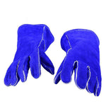 Electric Welding Gloves Electric Welding Gas Shielded Welding Gloves Welding High Temperature Resistant Fireproof Sweat Absorbing Real Cow Leather Heat Insulation Flame Retardant High Temperature Resistant Electric Welding Gloves