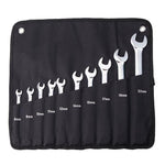 Open End Box Spanner Set Dual Purpose Spanner Set Auto Repair Machine Tool Quick Spanner 10 Piece Set Mirror Dual Purpose Spanner 8-22mm