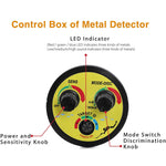 NALANDA Underwater Metal Detector with All-Metal and Pinpoint Modes, LED Indicator, Stable Detection Depth, Automatic Tuning, Variable Tones