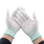 20 Pairs PU Coated Gloves Nylon Gloves For Labor Protection Breathable And Non-Skid Without Peculiar Smell