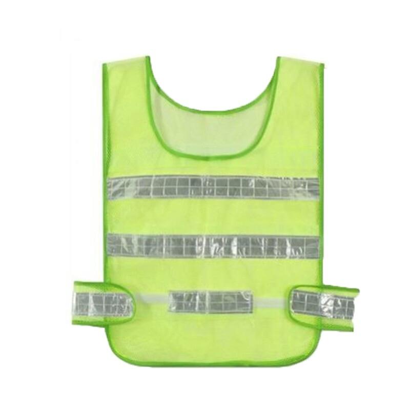 Fluorescent Yellow Mesh Reflective Vest Traffic Safety Warning Vest Environmental Sanitation Construction Duty Cycling Safety Clothing