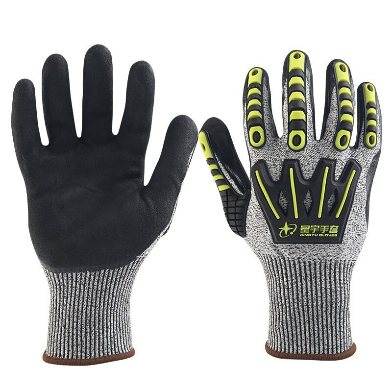 1 Pair Anti Cutting Labor Protection Gloves Riding Shockproof Skiing Gloves Motorcycle Windproof Warm Gloves