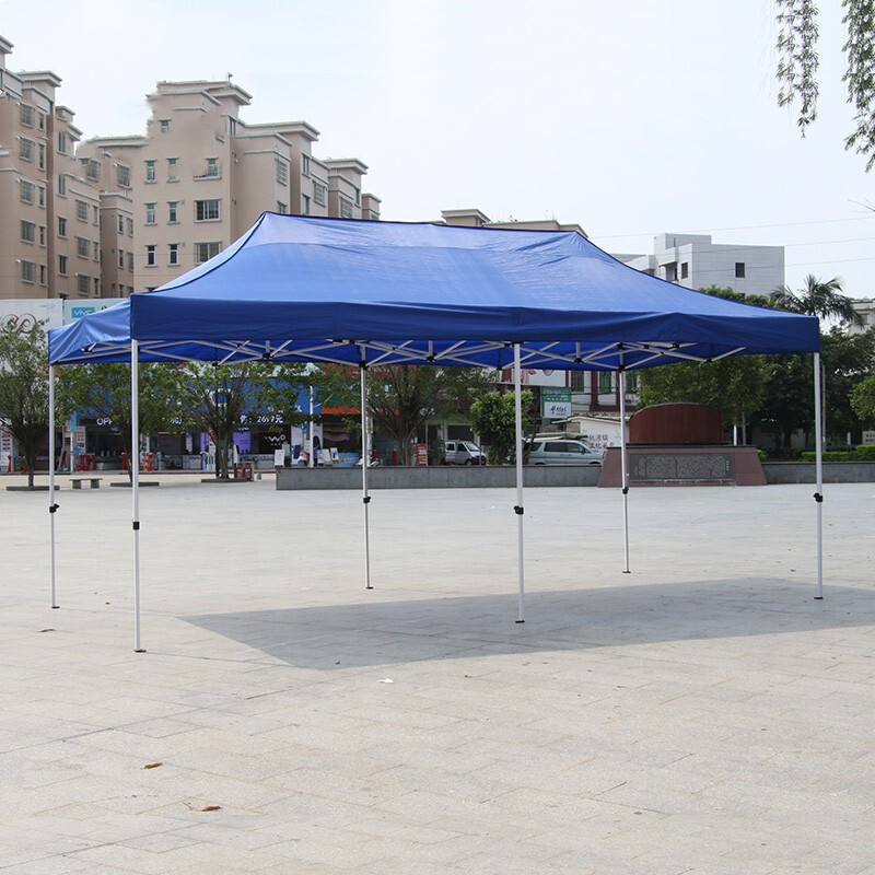 Sunshade Epidemic Prevention Isolation Tent Telescopic Awning Four Foot Sun Umbrella Outdoor Large Tent Umbrella Simple Folding Umbrella 3 * 6m